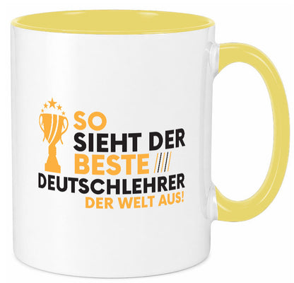 Der Weltbeste Deutschlehrer | Lehrer Schule lustiger Spruch Geschenk Humor