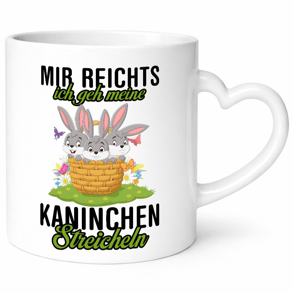 Ich geh meine Kaninchen streicheln | Hasen Geschenkidee Humor Tasse
