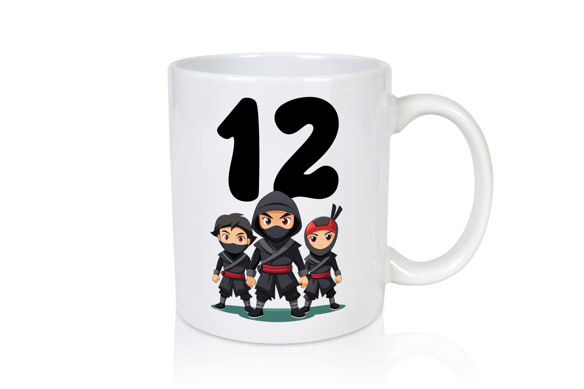12. Geburtstag | 12 Jahre Ninja lustiger Spruch Geschenk Geschenkidee Tasse