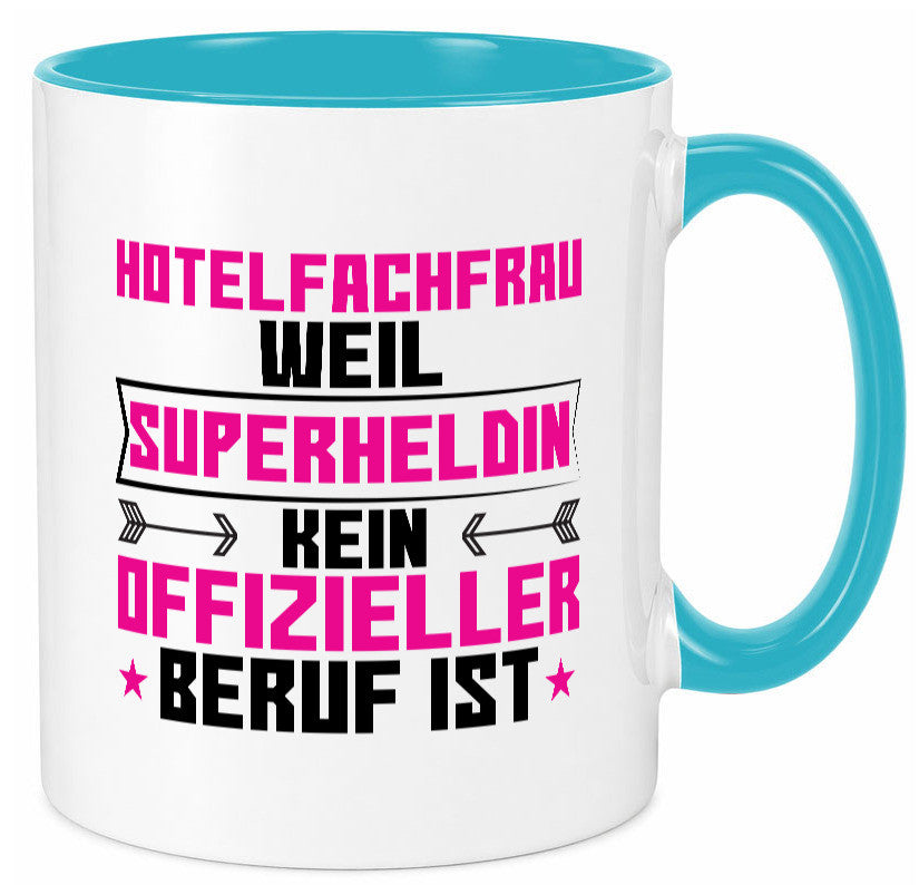 Superheldin Hotelfachfrau | Hotel lustiger Spruch Geschenk Humor Geschenkidee