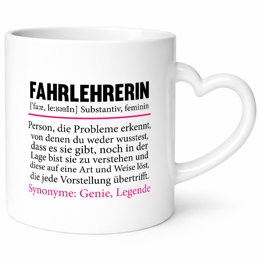 Fahrlehrerin | lustig Fahrschule Humor Geschenkidee Geschenk Tasse