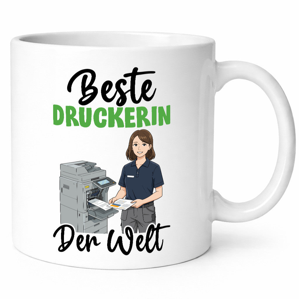 Beste Druckerin | Druckerei Print Medien v2 lustig Humor Geschenkidee Geschenk