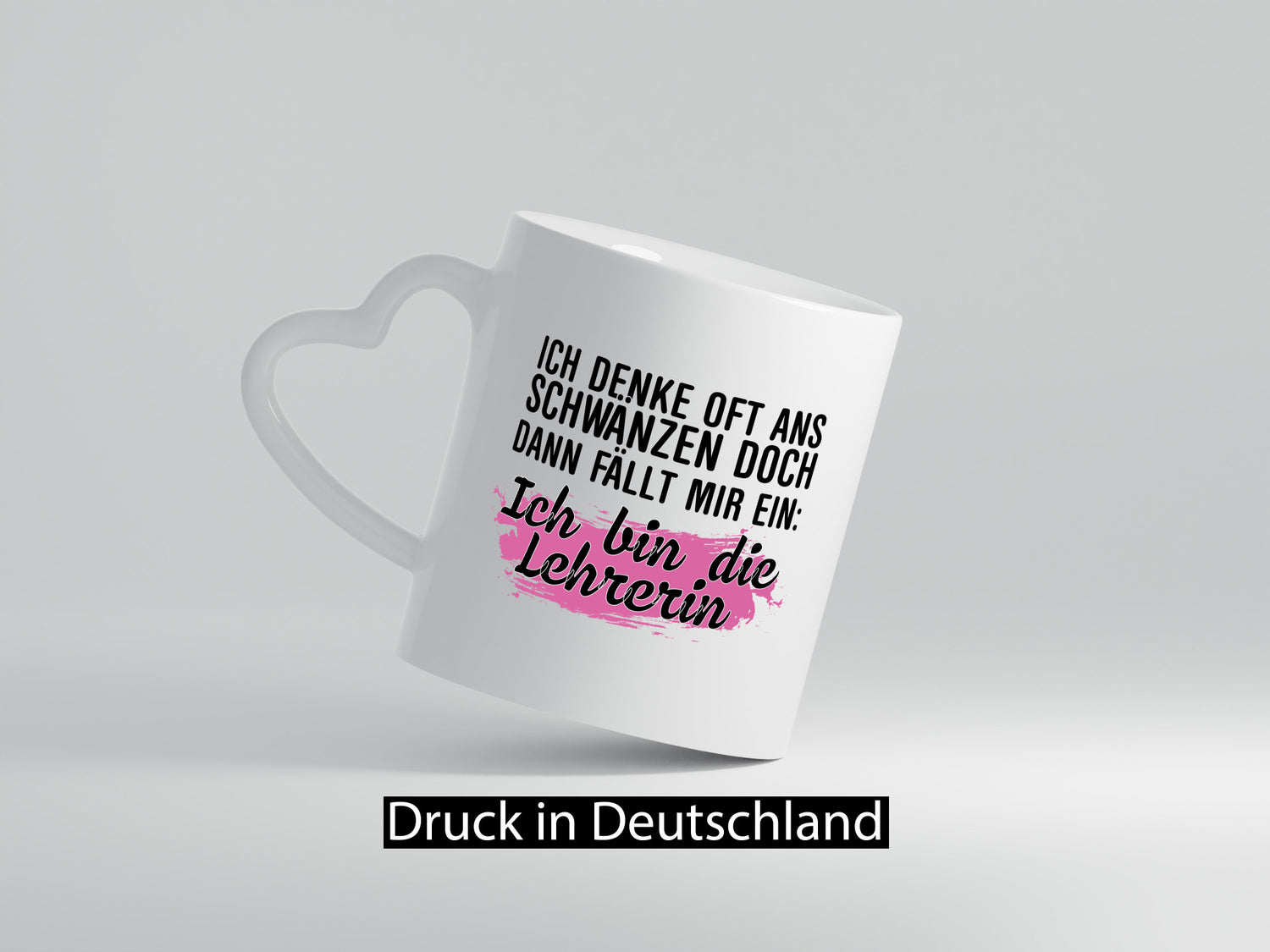 Ich bin die Lehrerin | Berufe Tasse Schule Humor lustiger Spruch Geschenk Arbeit