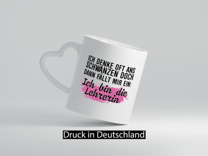 Ich bin die Lehrerin | Berufe Tasse Schule Humor lustiger Spruch Geschenk Arbeit