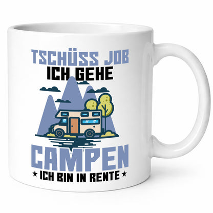 Ich gehe campen | Rentner Ruhestand Camper Geschenkidee Jubiläum Humor Tasse