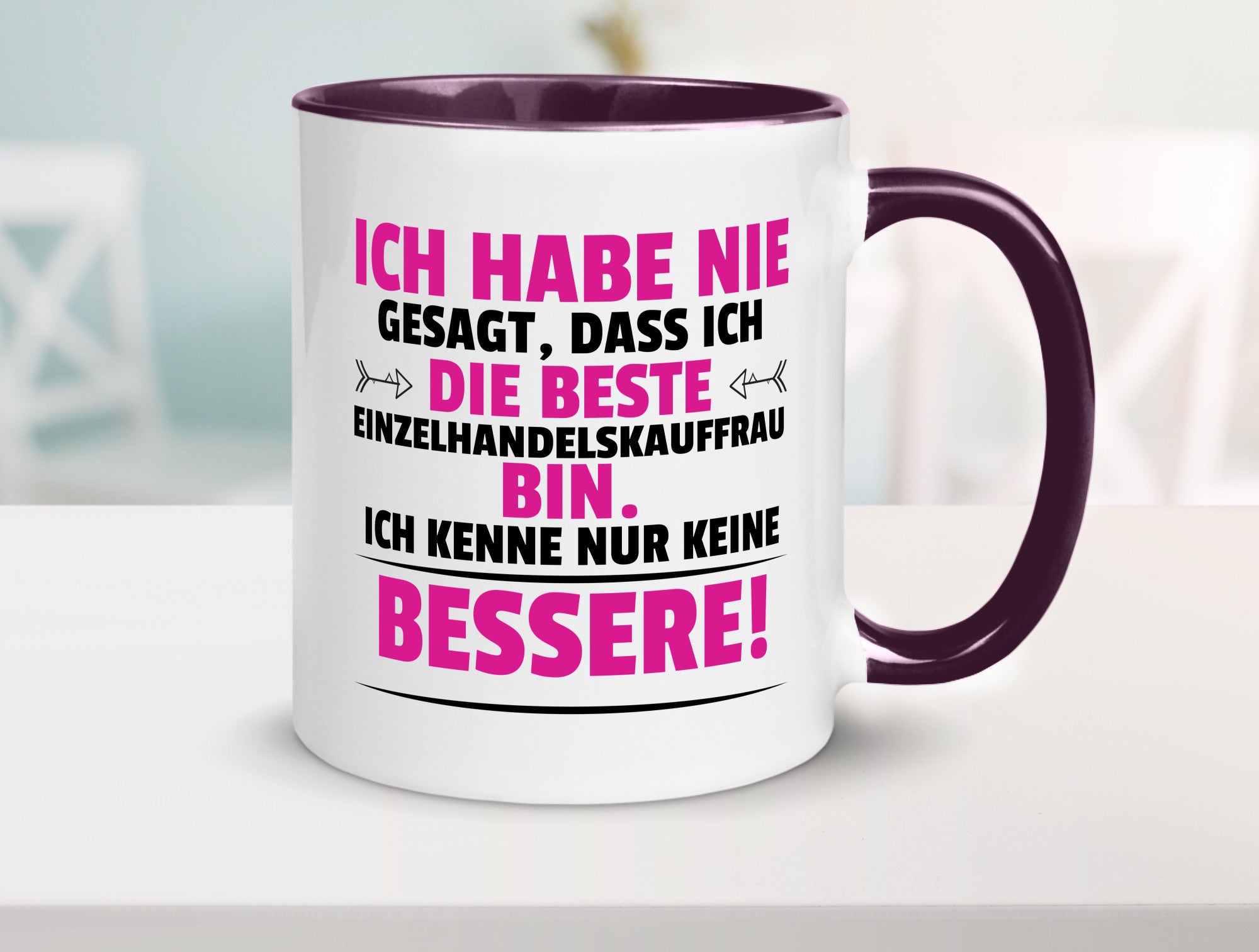 Die Beste Einzelhandelskauffrau | Einzelhandel Geschenkidee Humor Tasse