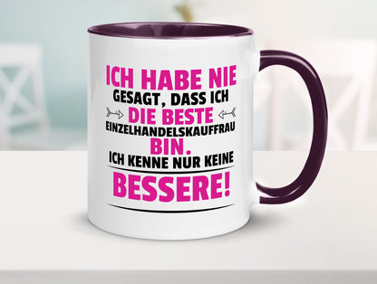 Die Beste Einzelhandelskauffrau | Einzelhandel Geschenkidee Humor Tasse