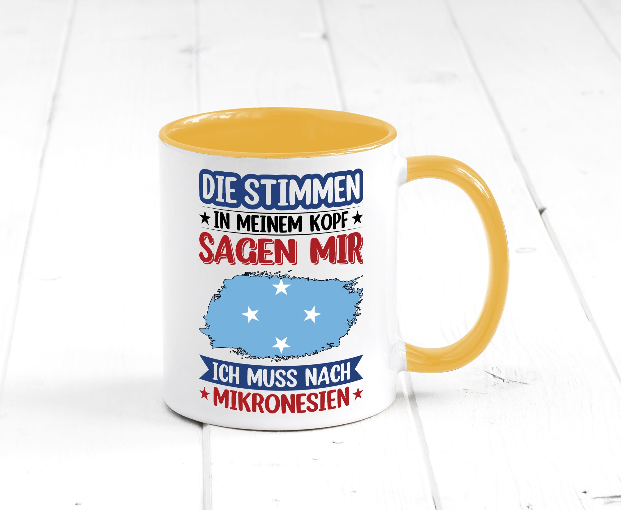 Mikronesien | Urlaub Stimmen in meinem Kopf Traumland Geschenk Humor