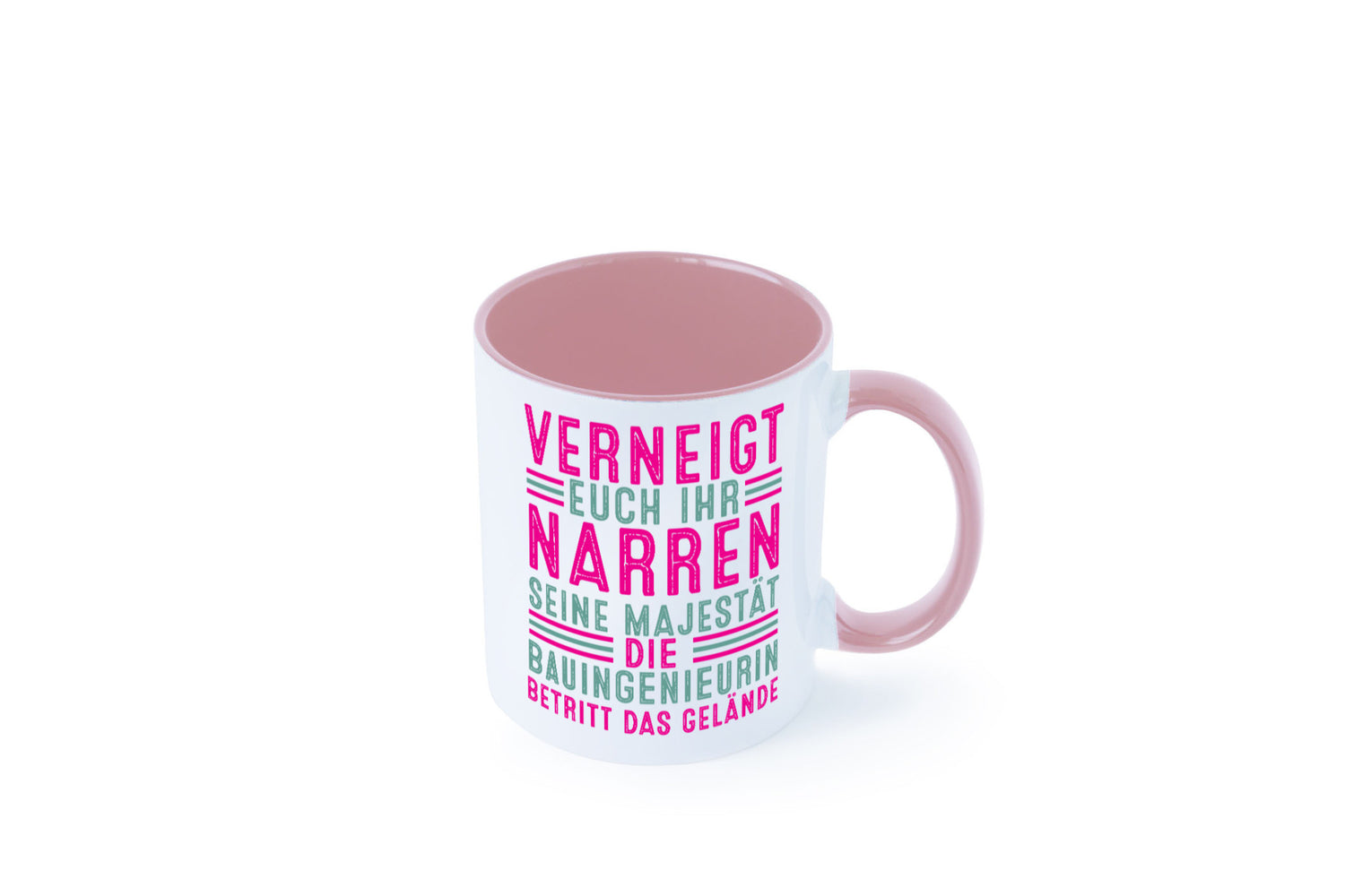 Verneigt euch: Bauingenieurin | Ingenieurin Geschenkidee Humor Tasse