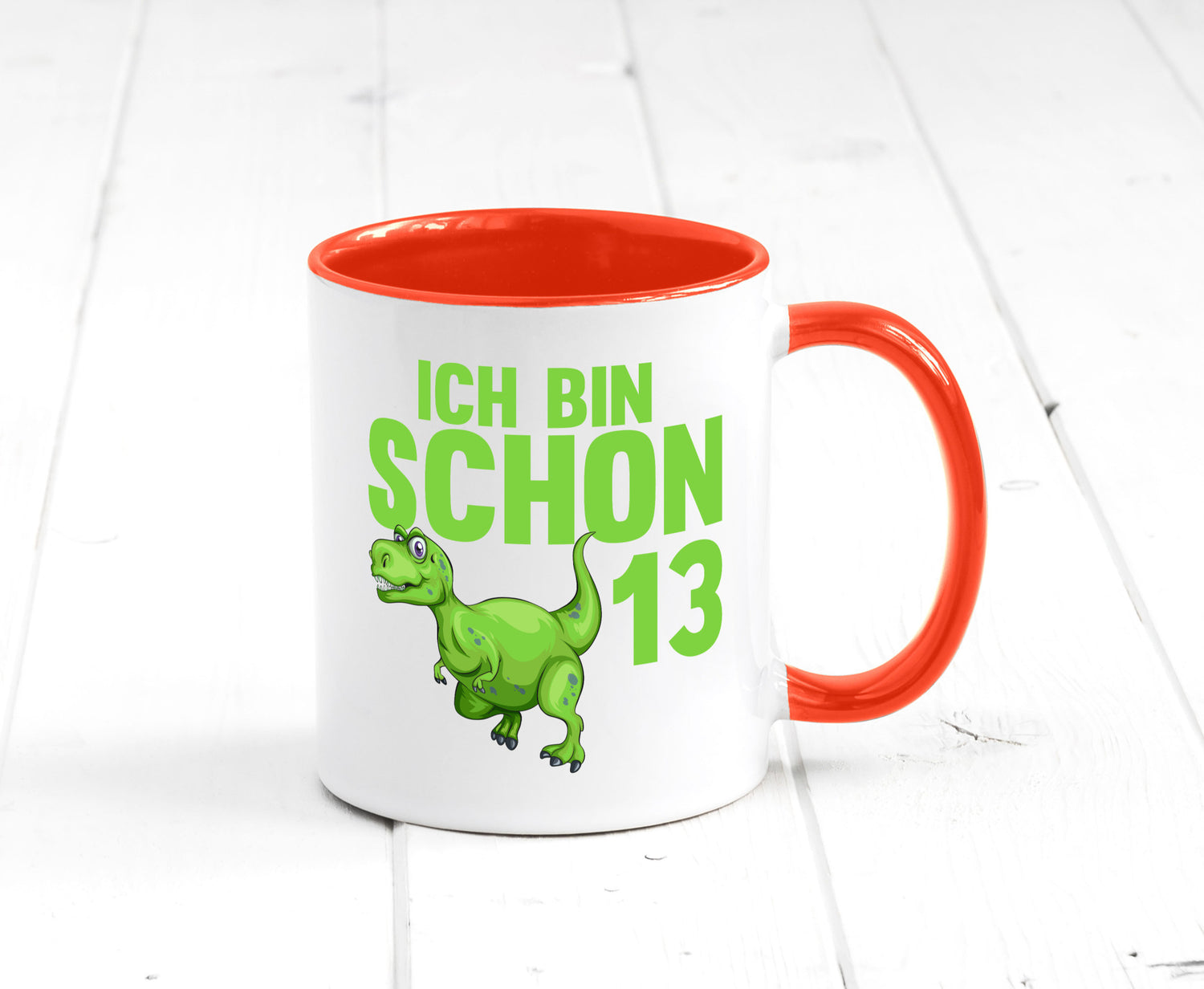13. Geburtstag | 13 Jahre Dino Dinosaurier Humor Geschenkidee Tasse