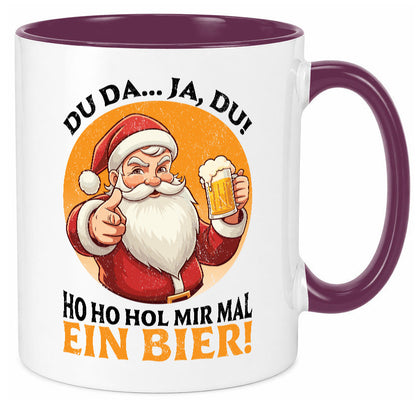 Hol mir mal ein Bier | Ugly Christmas Santa lustig Humor Geschenkidee Geschenk