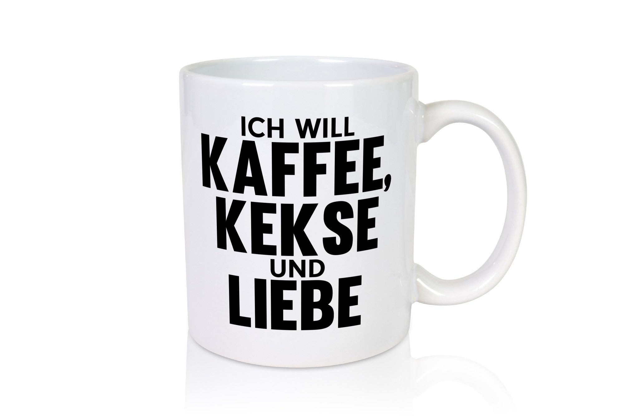 Ich will Kaffee, kekse und Liebe | Beziehung Kaffeetrinker Geschenk Humor