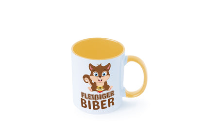 Fleißiger Biber | Motiv Tasse Kinder Geburtstag lustig Geschenkidee Geschenk