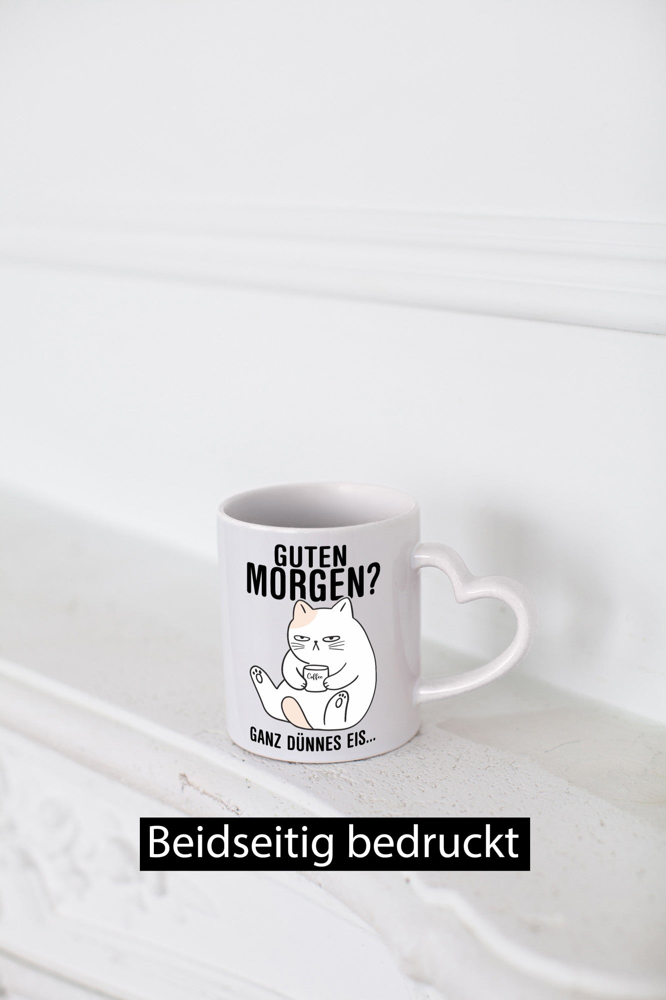 Guten Morgen? | Morgenmuffel Katze Freunde Familie Humor Geschenkidee Tasse