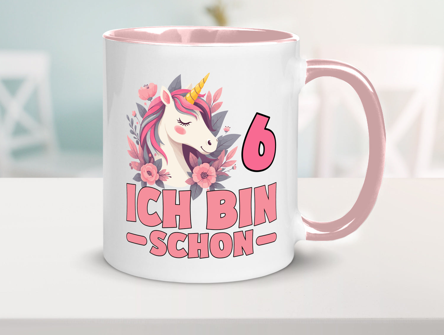 6. Geburtstag | 6 Jahre Einhorn bin schon Mädchen Geschenk Geschenkidee
