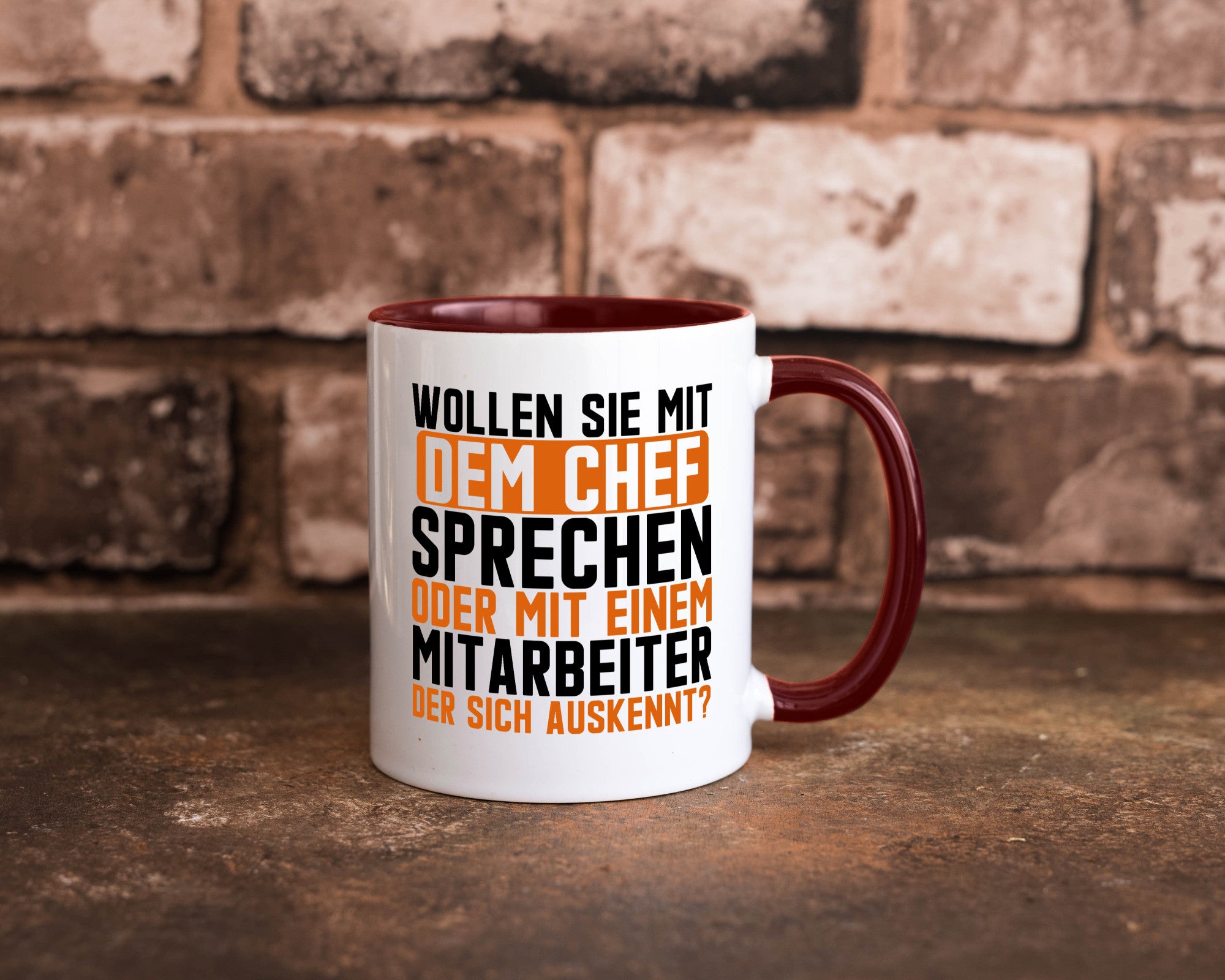 Wollen sie mit dem Chef Sprechen | Mitarbeiter Humor Arbeit Kollegen Büro