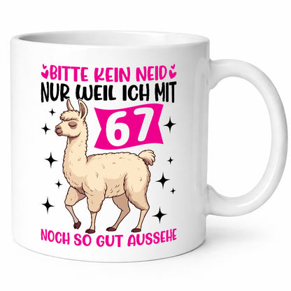 67. Geburtstag | 67 Jahre Lama gut aussehen lustiger Spruch Geschenk