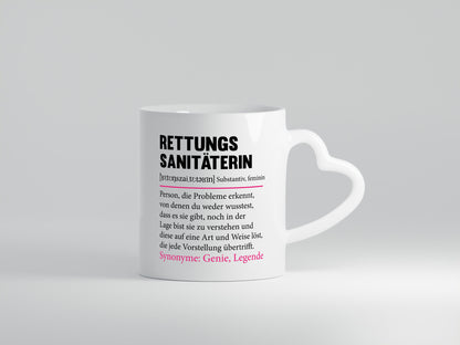 Rettungssanitäterin | Beruf Sanitäter Spruch v2 Humor Arbeit Kollegen Büro