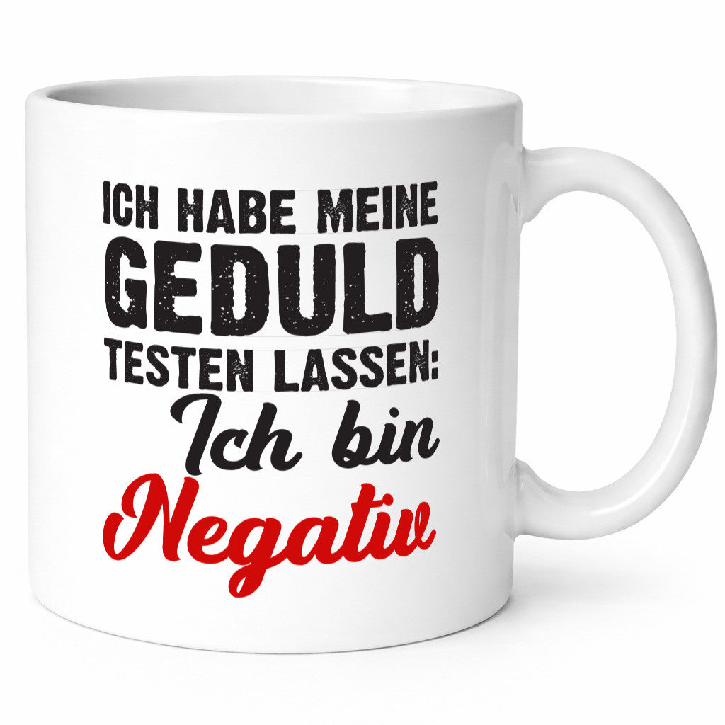 Geduld testen lassen | ungeduld lustiger Spruch Geschenk Humor Geschenkidee
