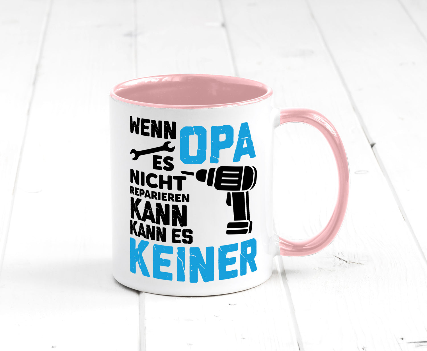 Wenn opa es nicht Reparieren kann | für alles Geschenkidee Familie Humor Tasse
