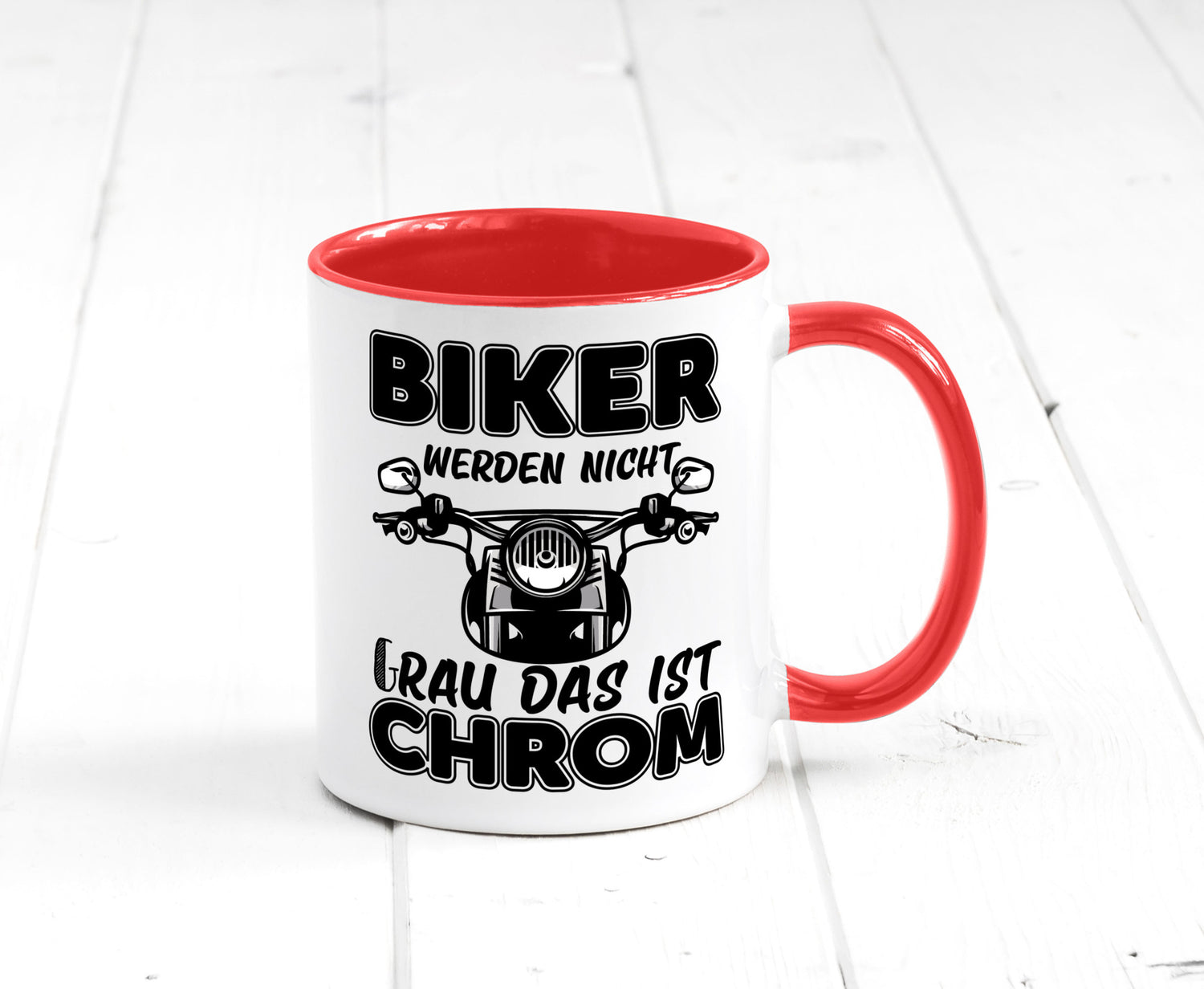 Biker werden nicht grau | Motorrradfahrer Tasse Humor Geschenkidee