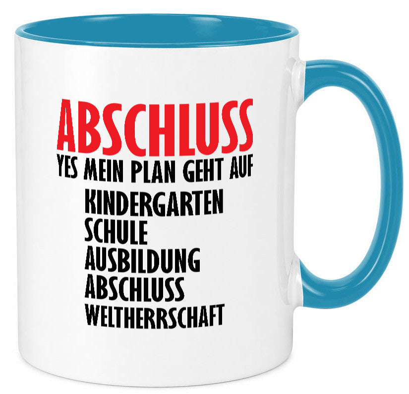 Abschluss Bachelor Geschenkidee Humor Tasse