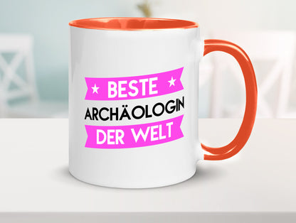 Beste Archäologin| Archäologie | Forscherin Humor Geschenkidee Tasse