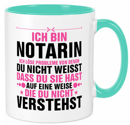 Löse Probleme: Notarin | Juristin v2 lustiger Spruch Geschenk Humor