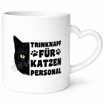 Katzen Personal | Katzenbesitzer Tasse Katze Humor vl9 Geschenkidee