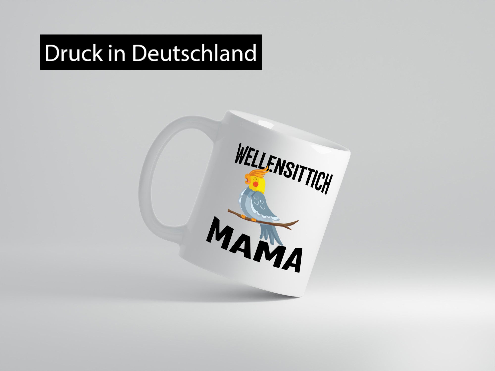 Wellensittich Mama | Vogel Muttertag Geschenk Familie Geschenkidee lustiger