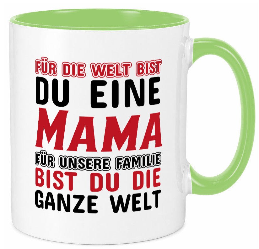 Beste mama der Welt lustiger Spruch Geschenk Familie Geschenkidee Tasse