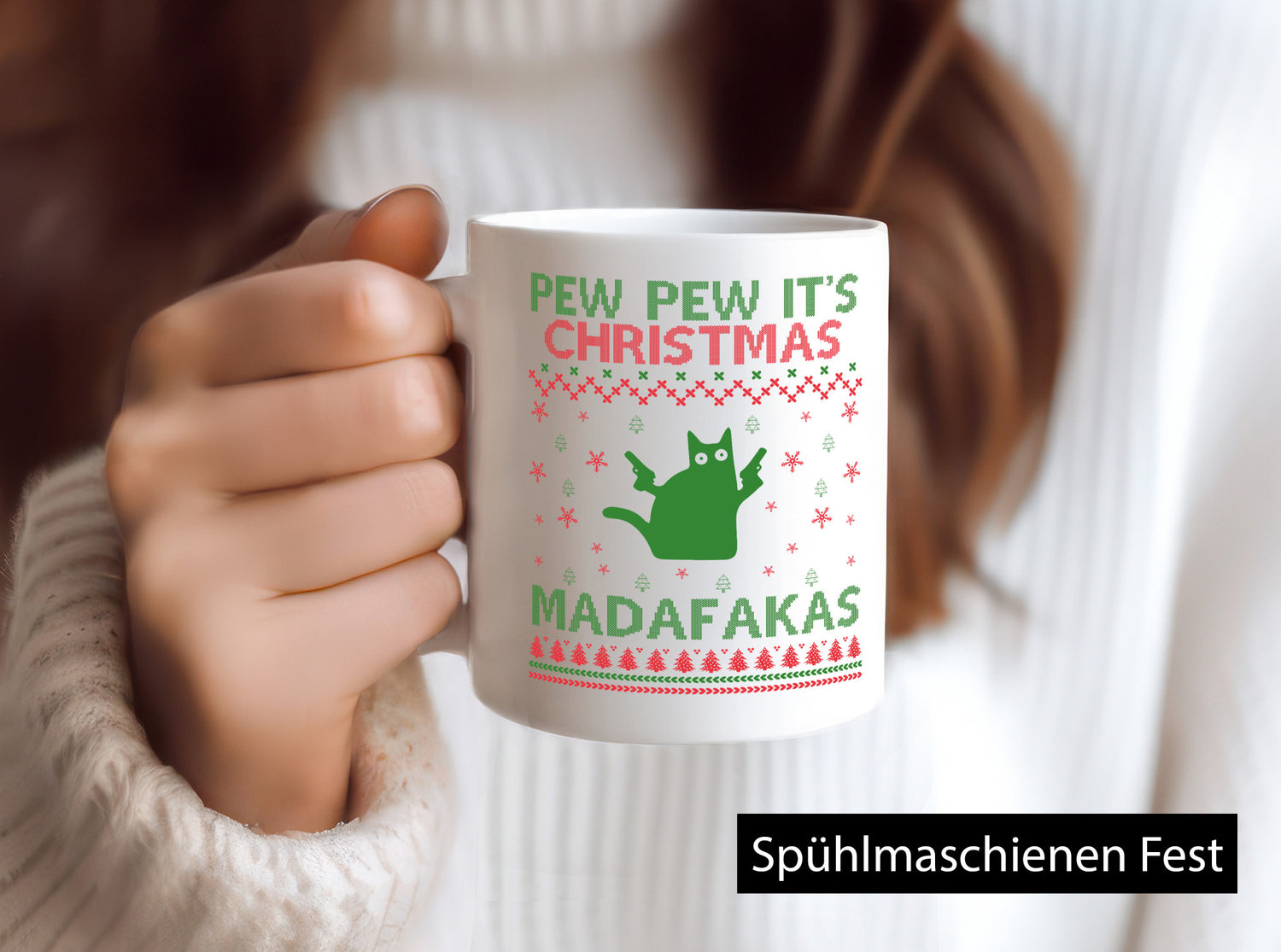 It´s Christmas Madafakas | Katze Kollege Freunde Geschenk Arbeit Kollegen Büro