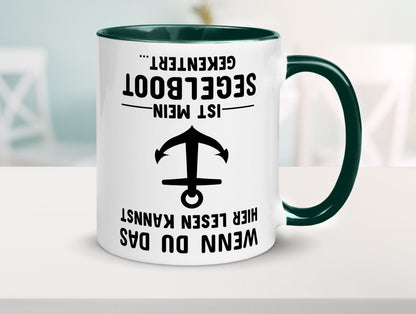Segler Tasse | Segelboot Humor Kapitän Spruch Witz Geschenkidee