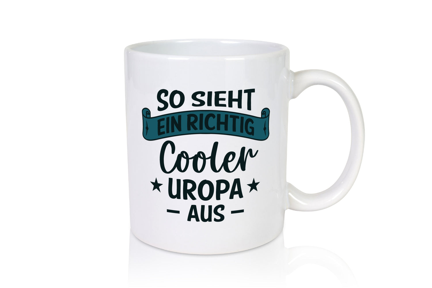 Cooler Uropa | Urkunde Sterne lustiger Spruch Geschenk Familie Geschenkidee