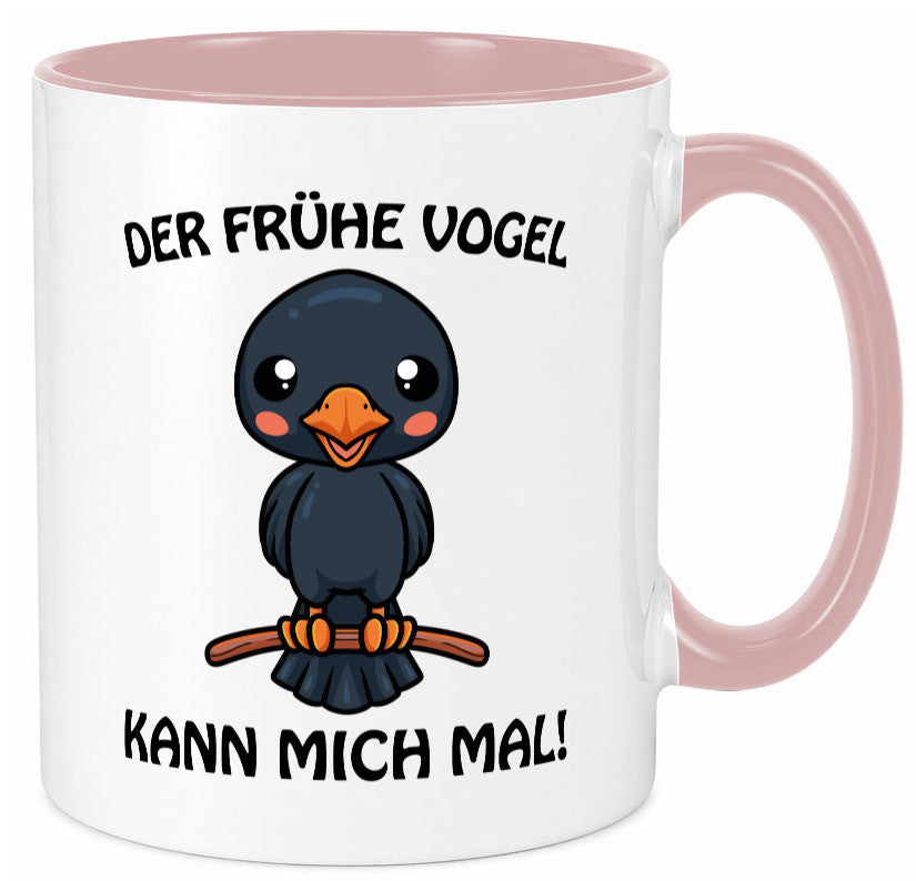 Der Frühe Vogel Humor Geschenkidee Tasse