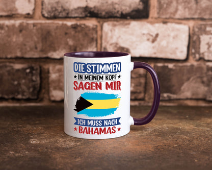 Bahamas | Urlaub Stimmen in meinem Kopf Traumland Geschenk Humor Geschenkidee