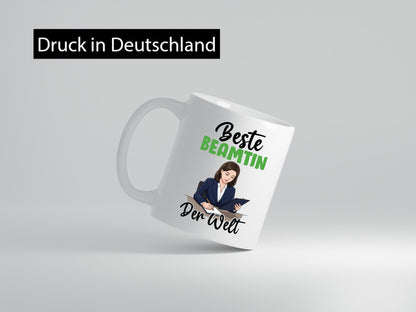 Beste Beamtin | Verbeamtung Dienst lustiger Spruch Geschenk Humor Geschenkidee