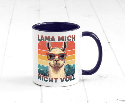 Lama mich nicht voll | Alpaka Kamel Retro lustig Humor Geschenkidee Geschenk