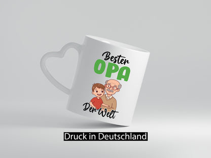 Bester Opa | Großvater Enkel Familie lustiger Spruch Geschenk Geschenkidee Tasse