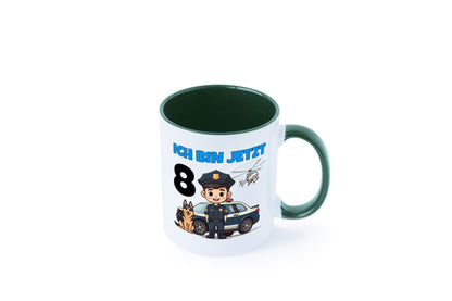 8. Geburtstag | 8 Jahre Polizei Kind Polizeiauto lustig Geschenkidee Geschenk