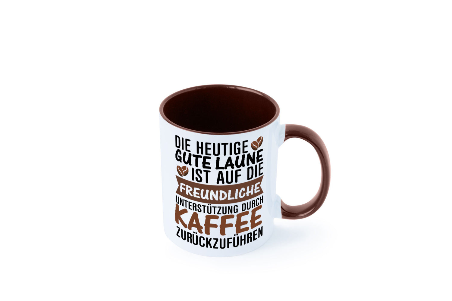 Unterstützung durch Kaffee | Kaffeliebhaber gute Laune Geschenk Humor