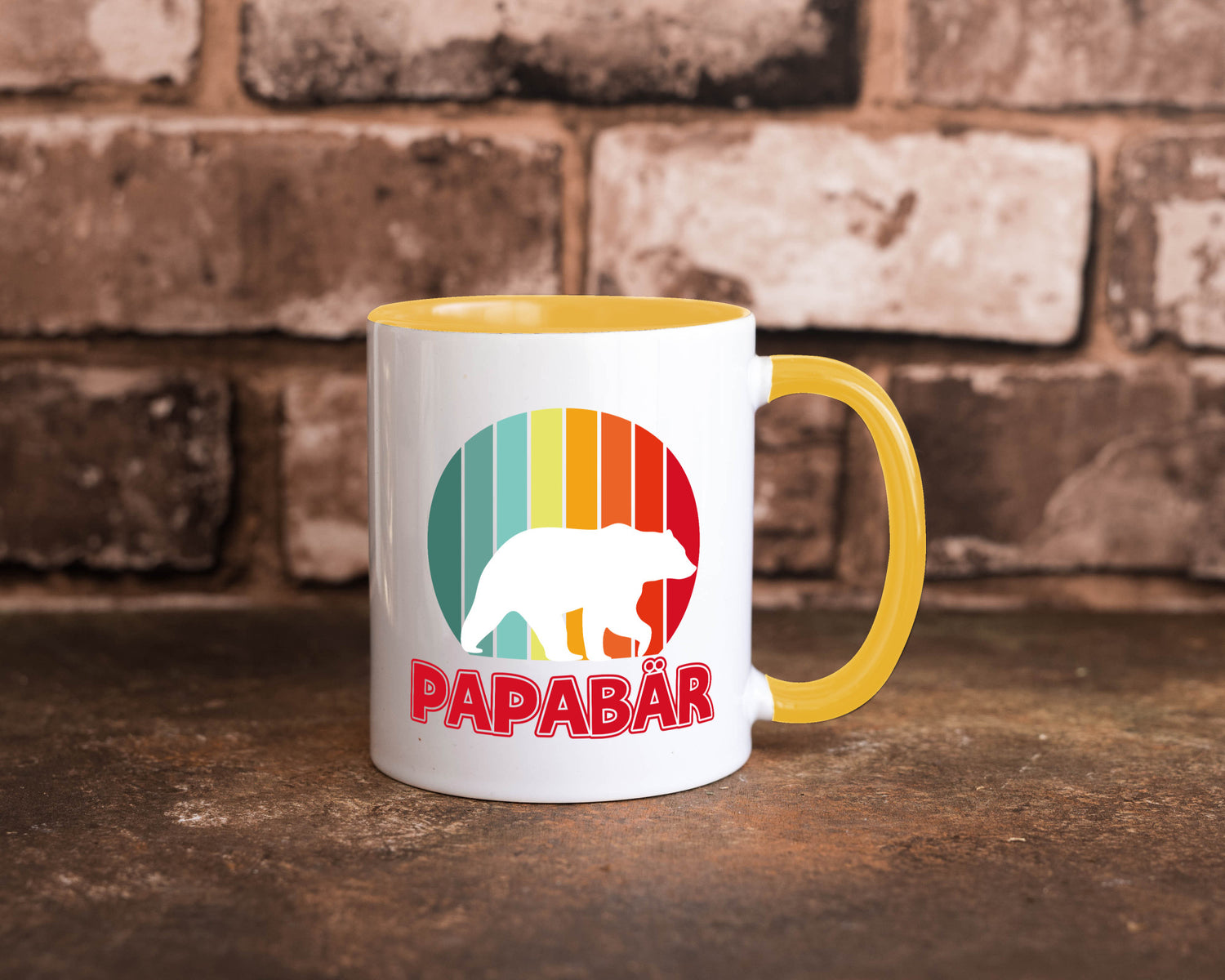 Papabär | Papa Tasse Vater Vatertag Bär lustiger Spruch Geschenk Familie
