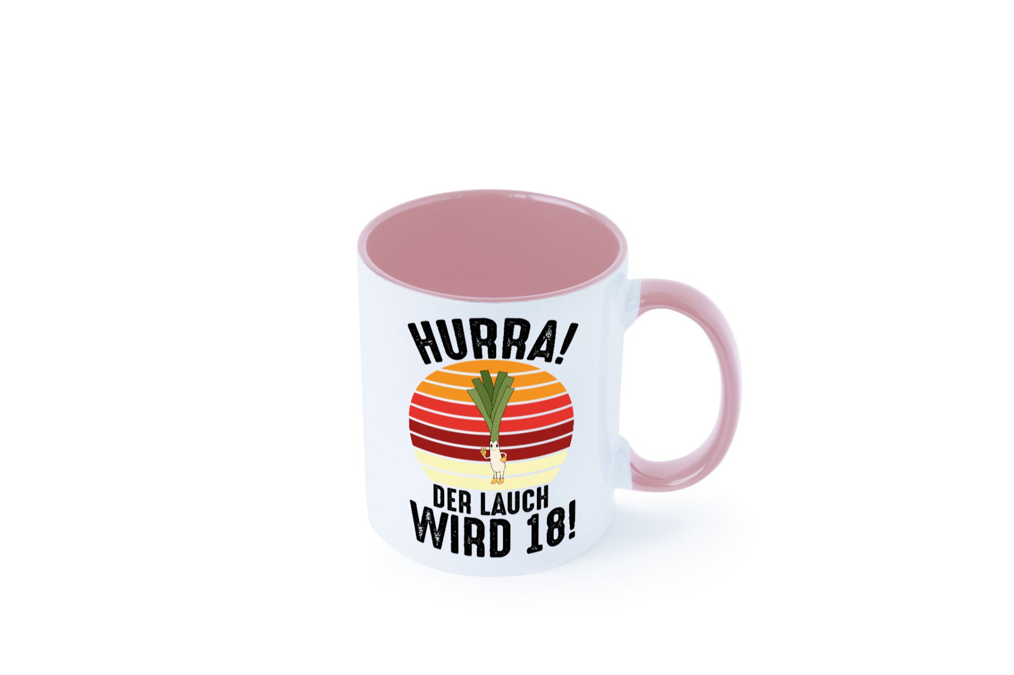 Hurra der lauch wird 18 | 18. Geburtstag Ehrentag lustiger Spruch Geschenk