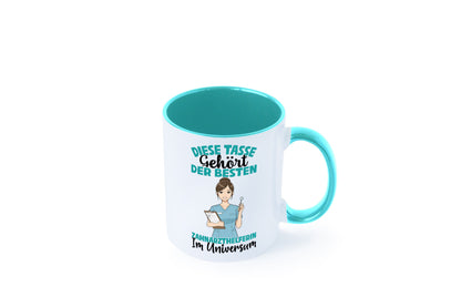 Im Universum: Zahnarzthelferin | Zahnmedizin Humor Geschenkidee Tasse