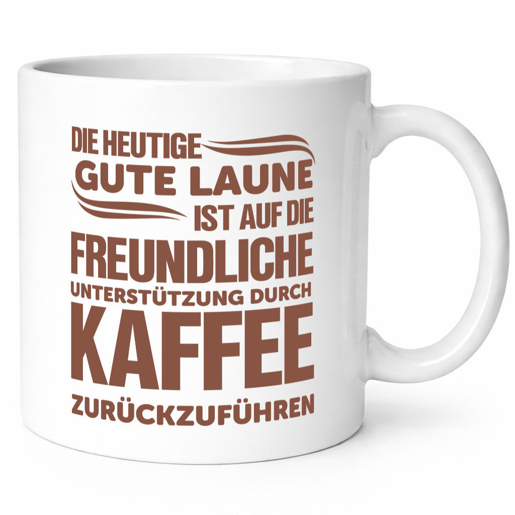 Gute Laune Kaffee | Büro Tasse Kaffeetrinker Spruch lustig Arbeit Kollegen