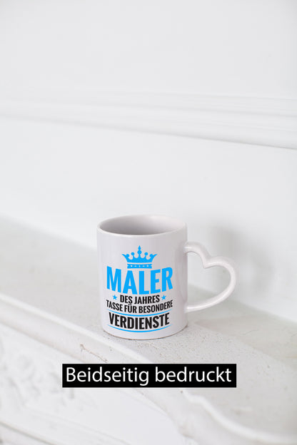 Besonderer Verdienst: Maler | Malerei Humor Geschenkidee Tasse