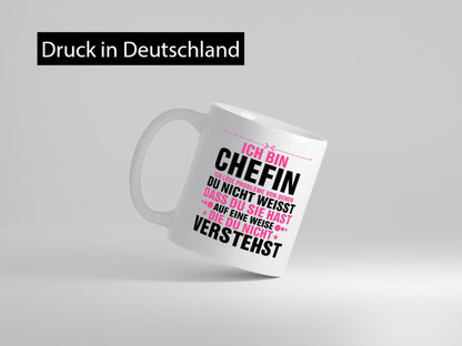 Löse Probleme: Chefin | Führungskraft Vorgesetzte lustiger Spruch Geschenk