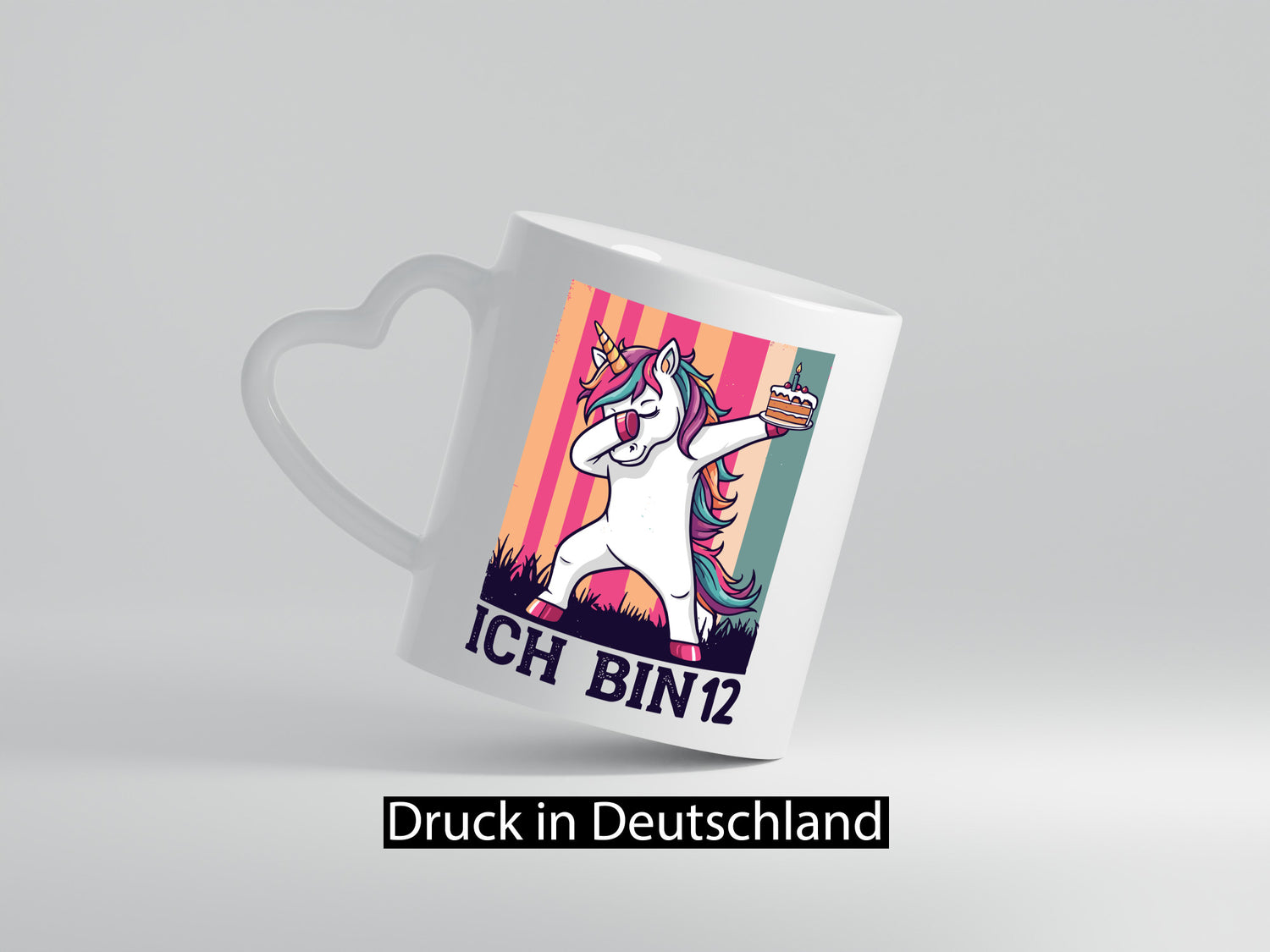 12 Geburtstag | Einhorn Damping Mädchen lustig Geschenkidee Geschenk Tasse