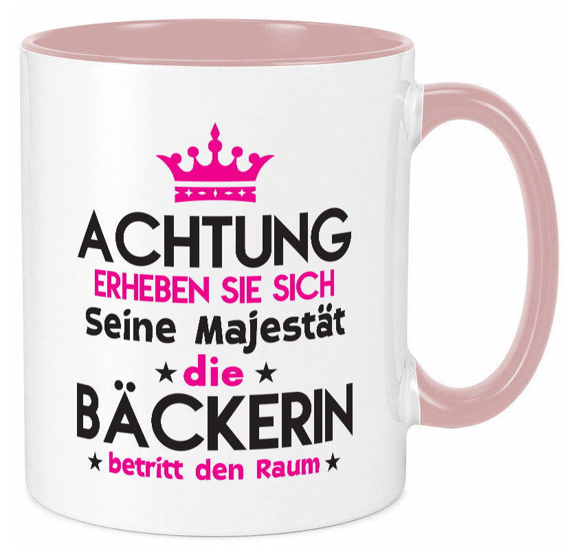 Seine Majestät Bäckerin | Bäckerei Frauen Backen Humor Geschenkidee Tasse