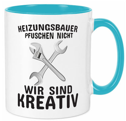 Heizungsbauer | Beruf Tasse Heizungsinstallateur lustig Arbeit Kollegen Büro